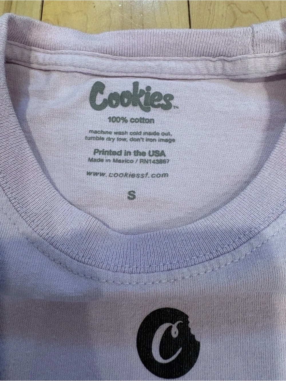 Cookies Clothing T-Shirt Lavender Farm Streetwear Size Small Stoners of America - Picture 6 of 8